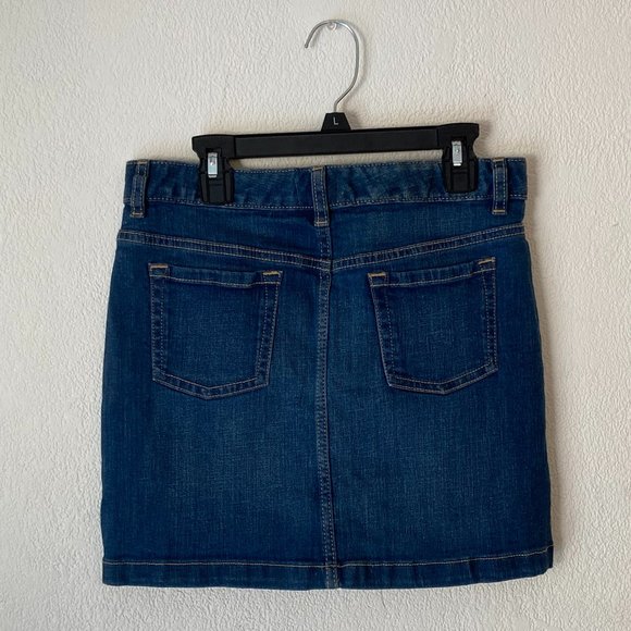 3/$30 Girls Adjustable Old Navy Denim Jean Skirt Size 16 NWT With Pockets - Picture 2 of 3
